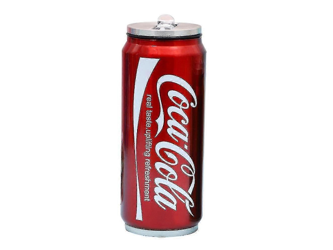 Kaesi350ml 500ml Aço Inoxidável Carro Ao Ar Livre Isolado Canudo Cola Lata Garrafa Caneca Vermelha Brilvibera