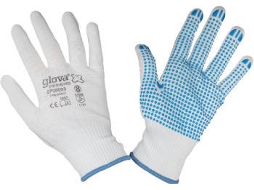 Luva CHEMITOOL SAFETY Nylon Branco Sem Costuras