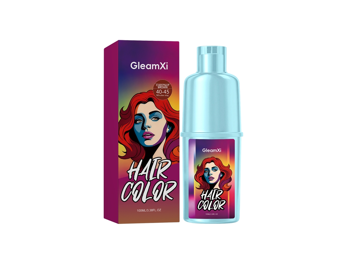 Tinta Cabelo Gleamxi Castanho Natural Fácil