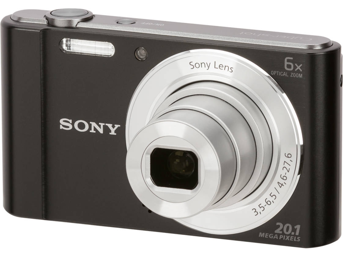 Máquina Fotográfica Compacta SONY DSC-W810 (Preto - 20.1 MP - ISO