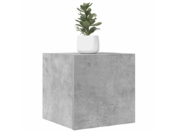 Vidaxl Móvel de Tv de Parede 30,5x30x30 Cm Cinzento Cimento