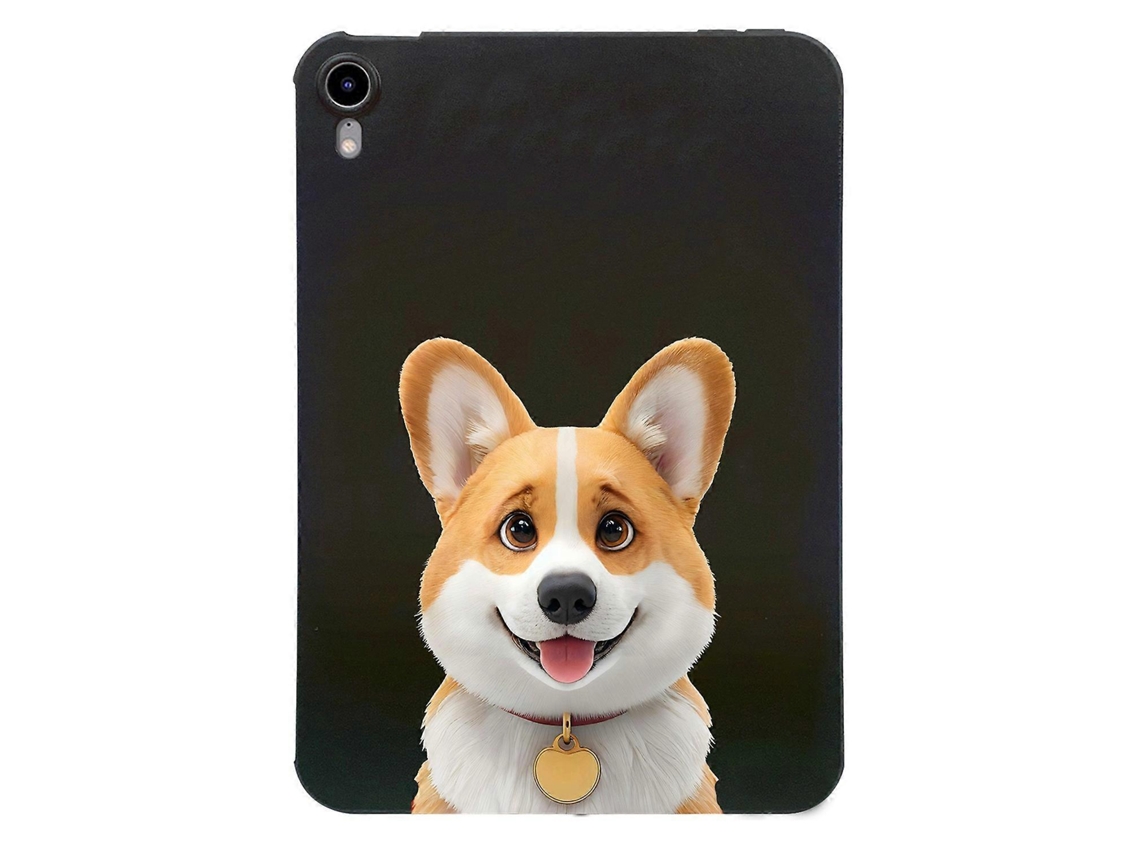 Capa Para Ipad Mini Com Estampa, Fina E Protetora Em Tpu Corgi Tuotuo (2024)