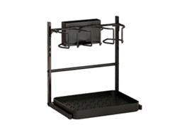 Suporte Para Canecas Preto De 2 Níveis Armazenamento E Drenagem Canecas, Organizador Utensílios Cozinha -aquaforge