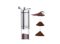 Moedor De Café Manual Em Aço Inoxidável Brilvibera