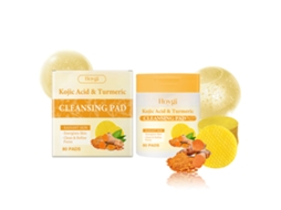 Hoygi LAXISCREED Algodão de Limpeza com Turmeric, Ácido Kojic, Hidrata e Refresca a Pele Delicada