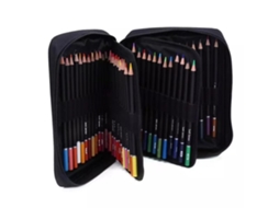 Lápis de cor Miraflow (pacote com 72) com grafite de nylon macio e oleoso para crianças e adultos