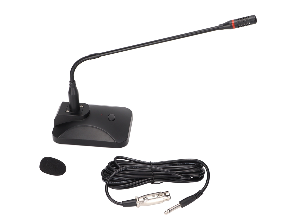Aetheria microfone de Pescoço de Cisne Ajustável com Cabo Xlr Fêmea para 6.35mm para Conferências e Aulas