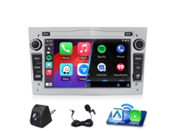 Rádio Automóvel Junsun Para Opel Astra H Corsa C/d Zafira B Android 15 | +camera | 2gb+64gb | +microfone | Carplay/auto