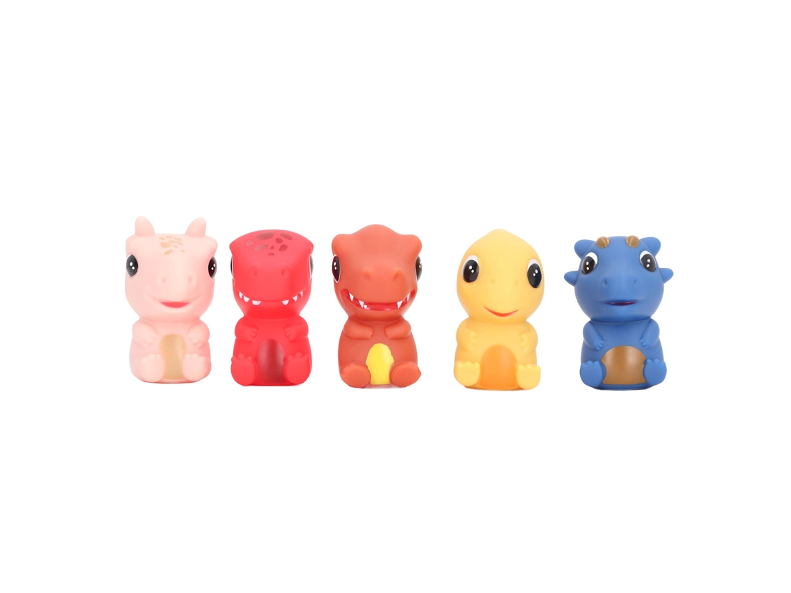 Ats muñecos de Dedo para Bebê de Borracha Macia Animais Bonitos Brinquedos Educativos para Contos e Papéis de Ato 1241 Dinossauro