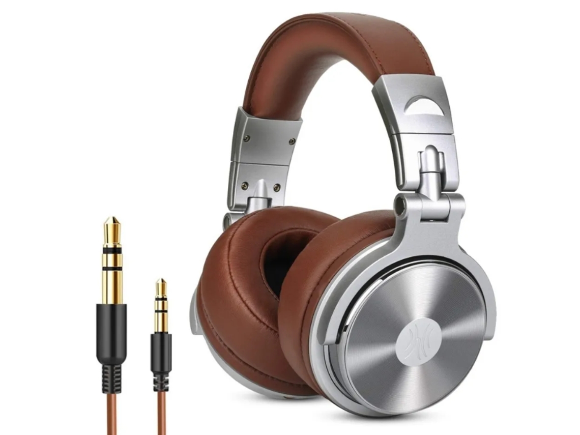 Fones de Ouvido com Fio ONEODIO Pro 30 Brown para Iphone e Android .
