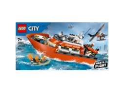 Lego® 60504 Barco Urbano e Helicóptero – Resgate Da Guarda Costeira