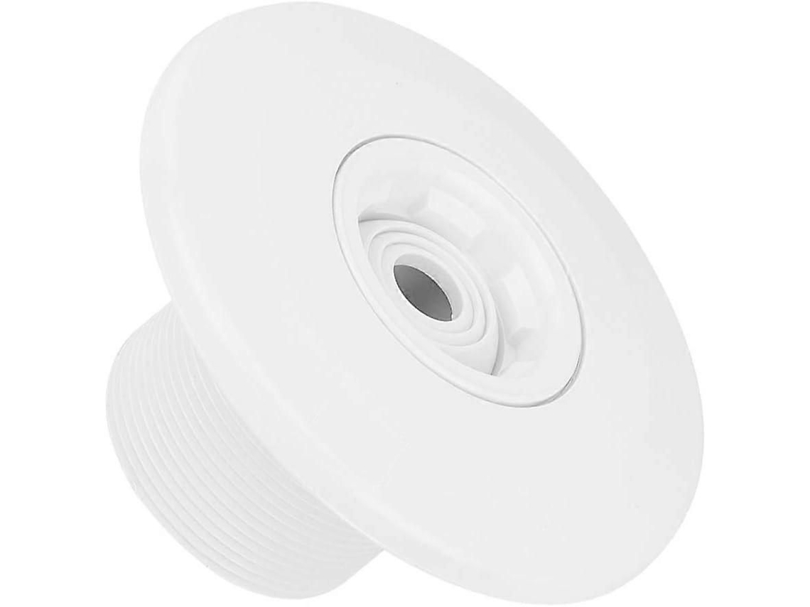 Bocal De Jato Para Piscina - Bocal De Massagem Spa Giratório 360° Em Branco, Rosca Macho De 2 Polegadas