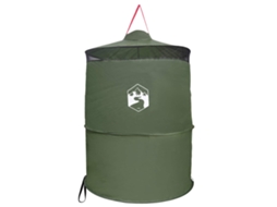 Vidaxl Tenda De Banheiro Pop-up Com Corda De Pendurar Verde