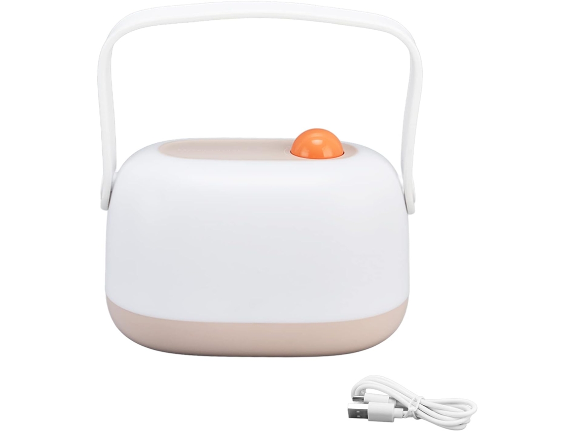 Luz noturna para quarto infantil, LED branco quente 3000k, portátil.