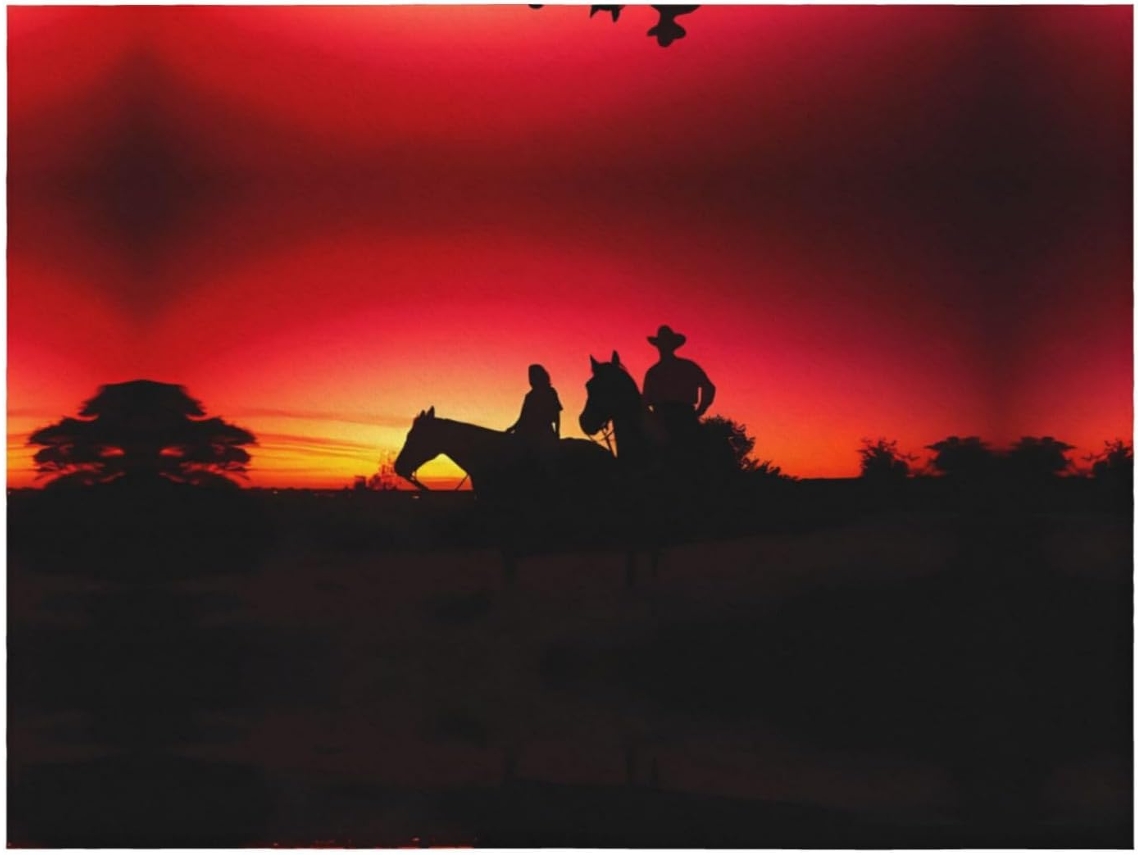 Colcha de Flanela Macia e Quente com Estampa Cowboy do Texas 101 6 X 76 2 Cm, Macio, Quente, Ideal para Quarto