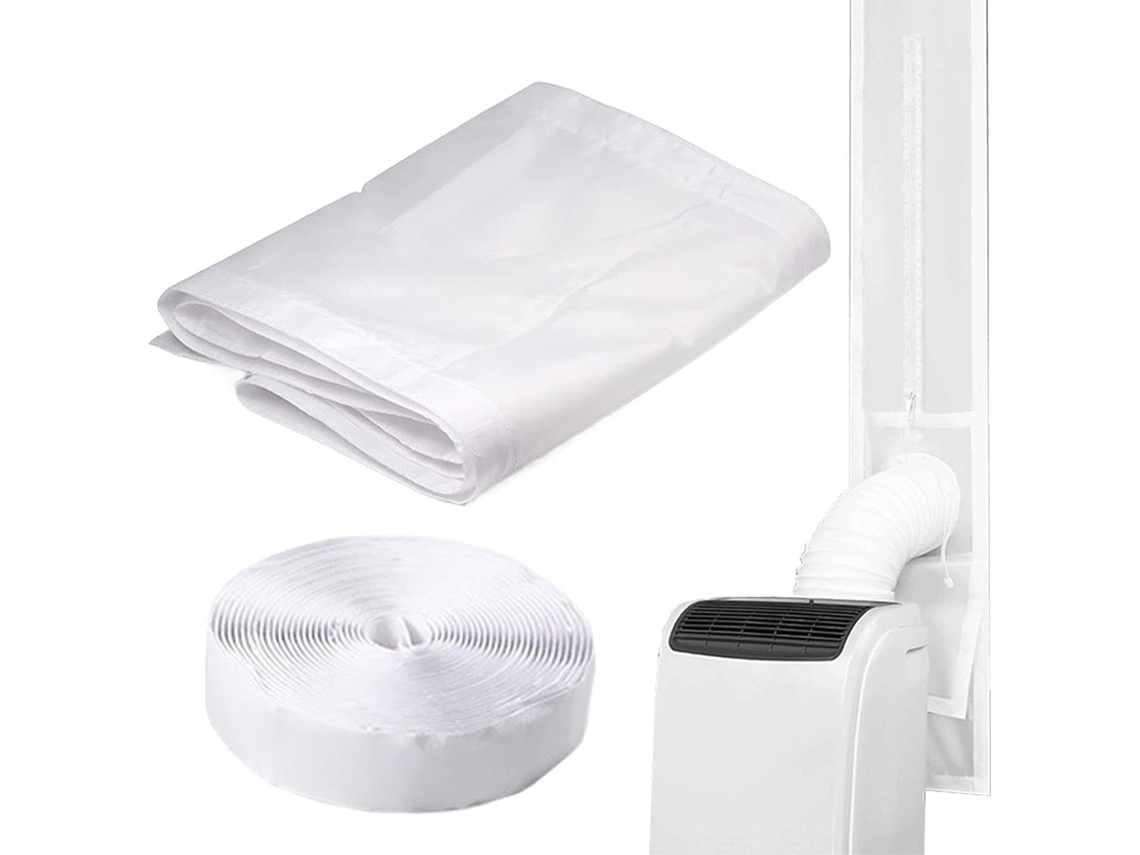 Kit De Ar Condicionado Portátil Para Janela | Suporte Ajustável Mangueira Vedação Porta Correr Exaustão Casa, Cozinha