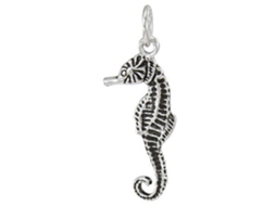 Dive Silver Seahorse Pendant