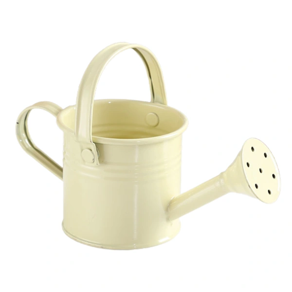 Vaso De Jardim Grande Bege Em Lata co
