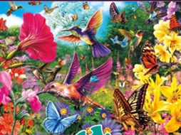 Quebra-cabeça De Madeira Com 1000 Peças Para Adultos, 74 X 49 Cm, Wonderland (branco)