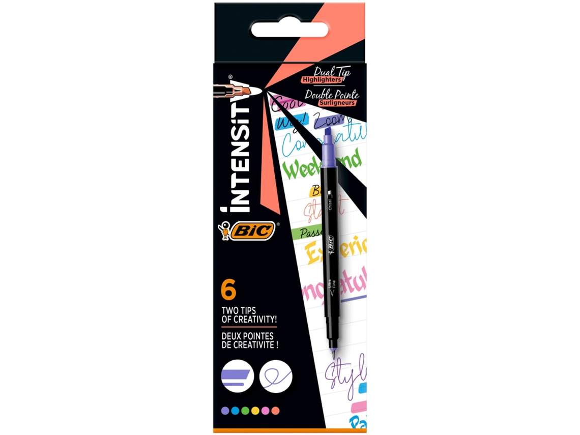 Marcadores Fluor Dual Intensity 6 unidades