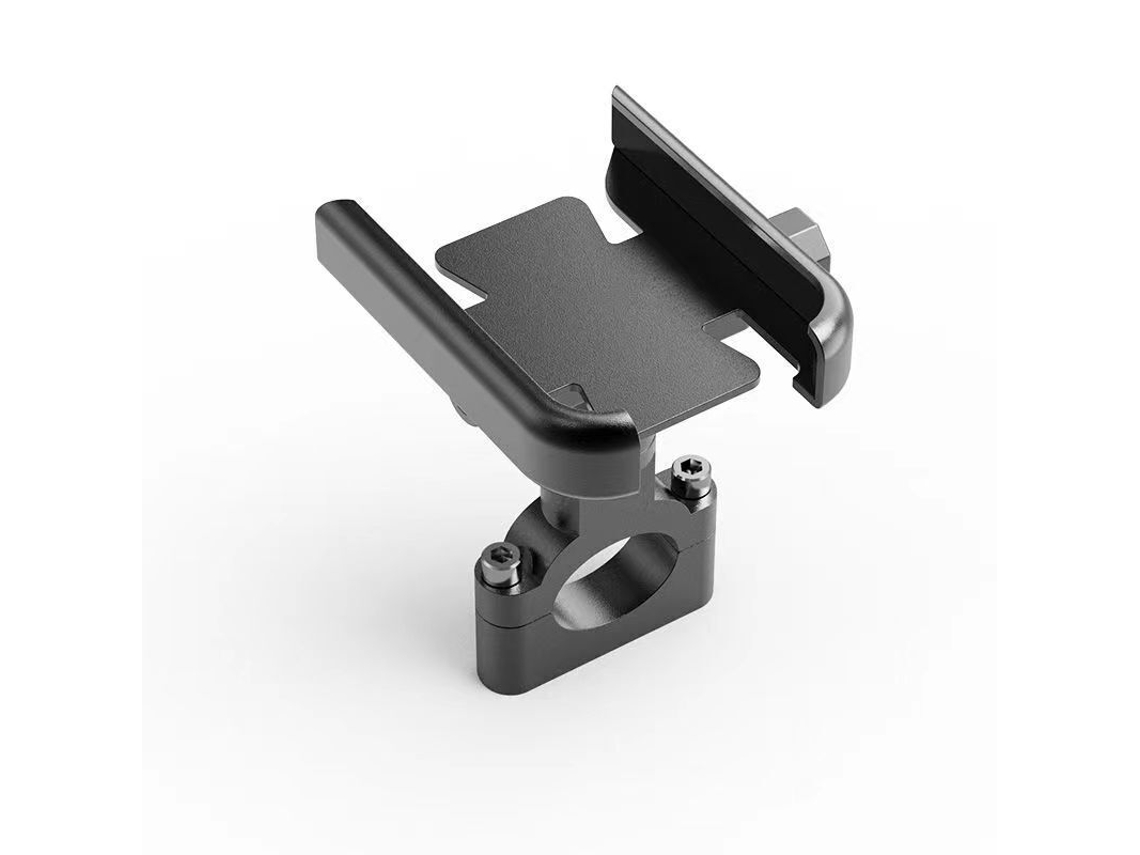 Adequado Para Guidão De Bicicleta De Motocicleta Em Liga De Alumínio Suporte Para Celular Suporte Para Gps Preto SUNNY SPACES
