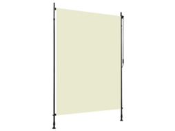 Vidaxl Estore De Rolo Para Exterior 150x270 Cm Creme