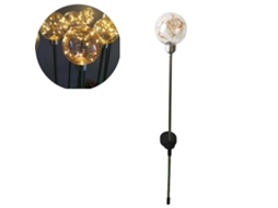 Luminária Solar de Coração AQUAFORGE com Iluminação Led para Jardim e Pátio