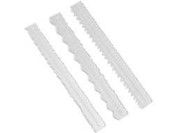 Régua Com 3 Estilos De Bordas Irregulares, Régua De Metal Para