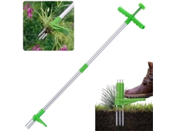 Ferramenta Manual De Remoção De Ervas Daninhas Com 3 Garras De Aço Inoxidável, Extractor De Dandelion Para Jardim