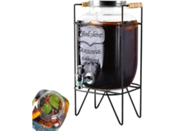 Dispensador De Bebidas De Vidro, Recipiente Para Bebidas, Jarra Com Capacidade