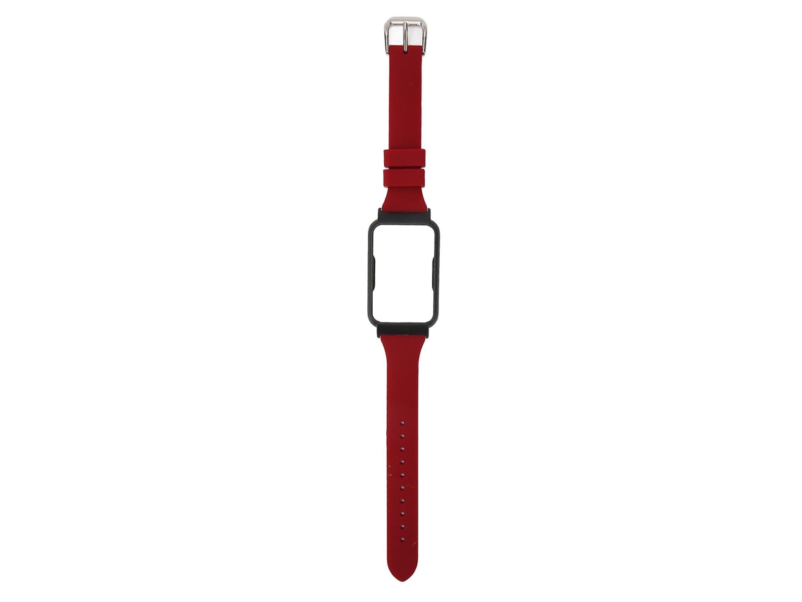 Pulseira De Relógio Com Capa De Silicone De Substituição Para Oppo Free Olysi Shop (vinho Tinto)