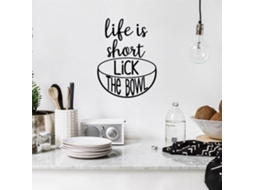 Adesivo de parede decorativo de desenho animado para cozinha, em PVC, ideal para decoração de quarto infantil, faça você mesmo. Dimensões: 40 x 53 cm.