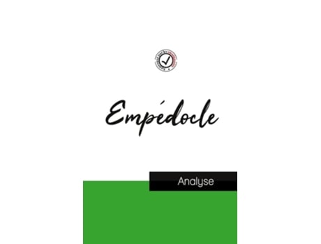Livro Empédocle (étude et analyse complète de sa pensée) de EmpÃ©docle (Inglês)