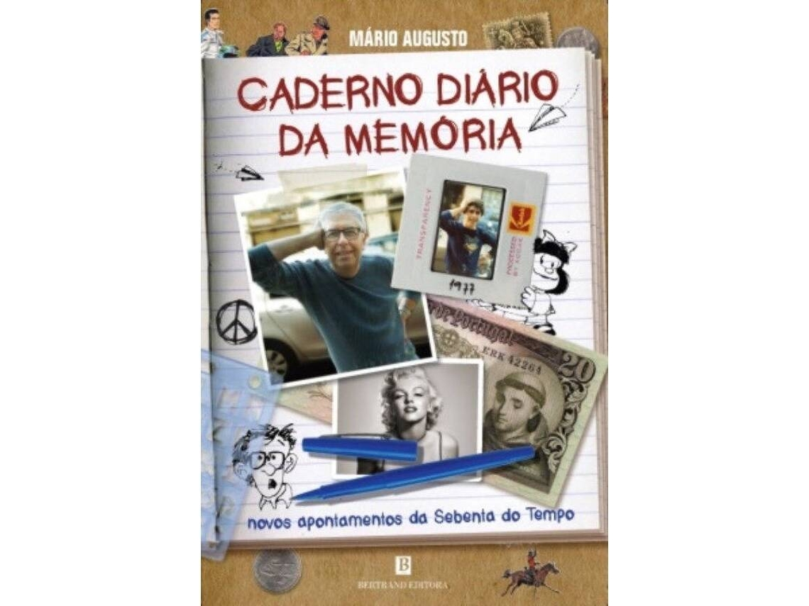 Livro Caderno Diário da Memória de Mário Augusto (Português)