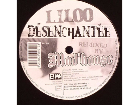 Vinil Désenchantée, Liloo Bio Records