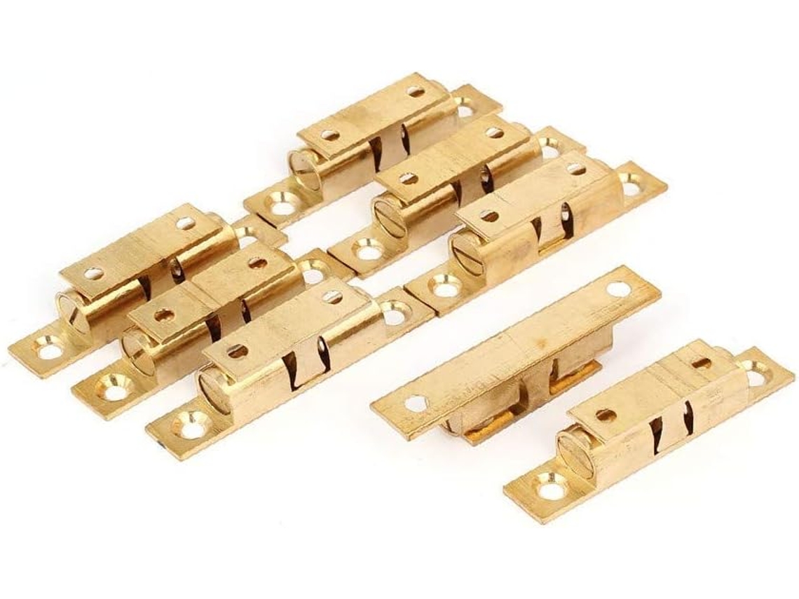 Novo Lon0167 Trava De Rolo Esfera Dupla Porta Armário, Ferragens Domésticas Em Latão, Confiável E Eficaz, 60mm De