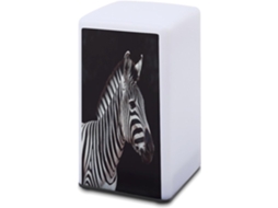 Luminária De Mesa A Bateria Estampa Zebra Leitura Para Escritório, Quarto, Proteção Ocular E Economia De Energia