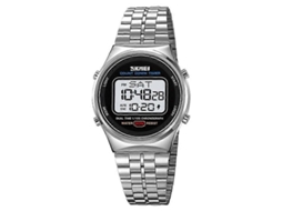 Relógio De Pulso Digital Multifuncional Masculino Skmei 1882, Resistente À Água Até 30 Metros, Com Luzes De Aço Inoxidável E Design Luminoso.