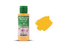 Tinta Acrílica Fosca ACRILEX Amarelo Ouro 505 -60Ml