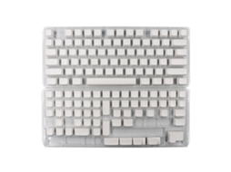 Lurelia Keycaps Conjunto Minimalistas Brancas Sem Gravação 134 Teclas Para Teclado Mecânico