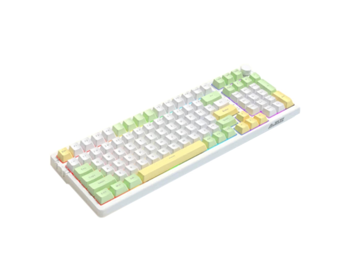 Teclado Sem Fio Ajazz Ak992 Tri Mode Com Junta Rgb, Teclado Mecânico Para Jogos Com Todos Os Interruptores Ly Ebike