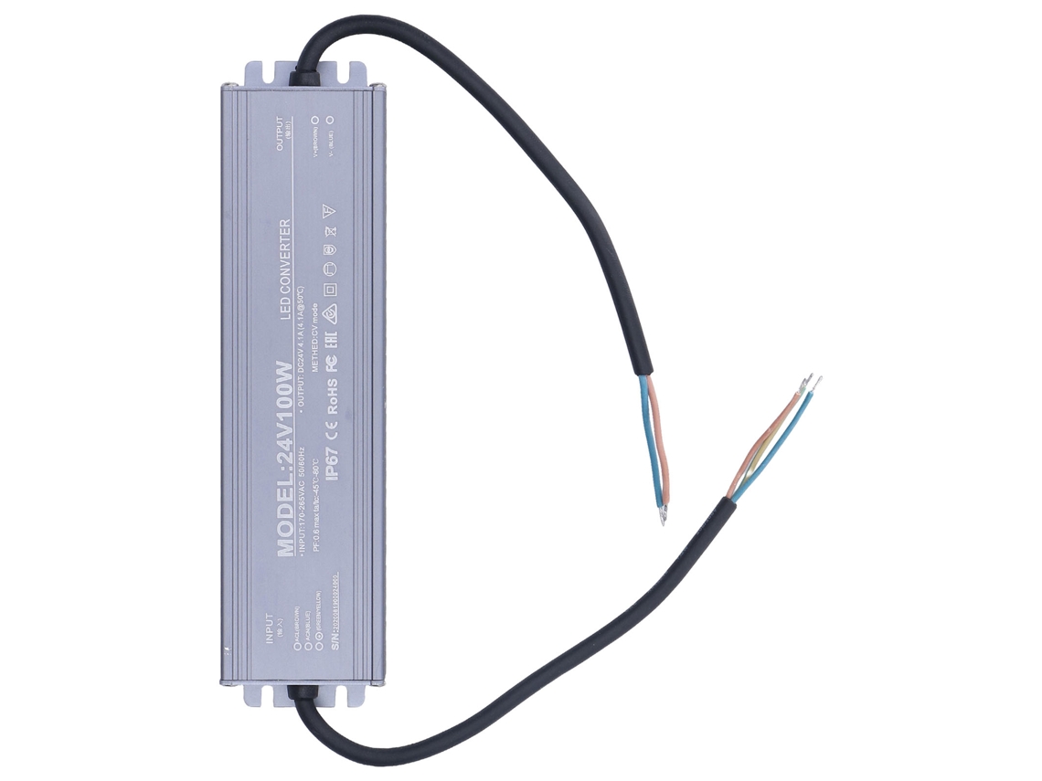 Driver Transformador Led À Prova D'água 24v 4.1a