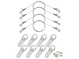 Fio Ajustável Para Pendurar Quadros E Argolas Em D, Com Pequenos Clipes, 8 D De 3 Furos Parafusos, Compatíveis Com -aquaforge