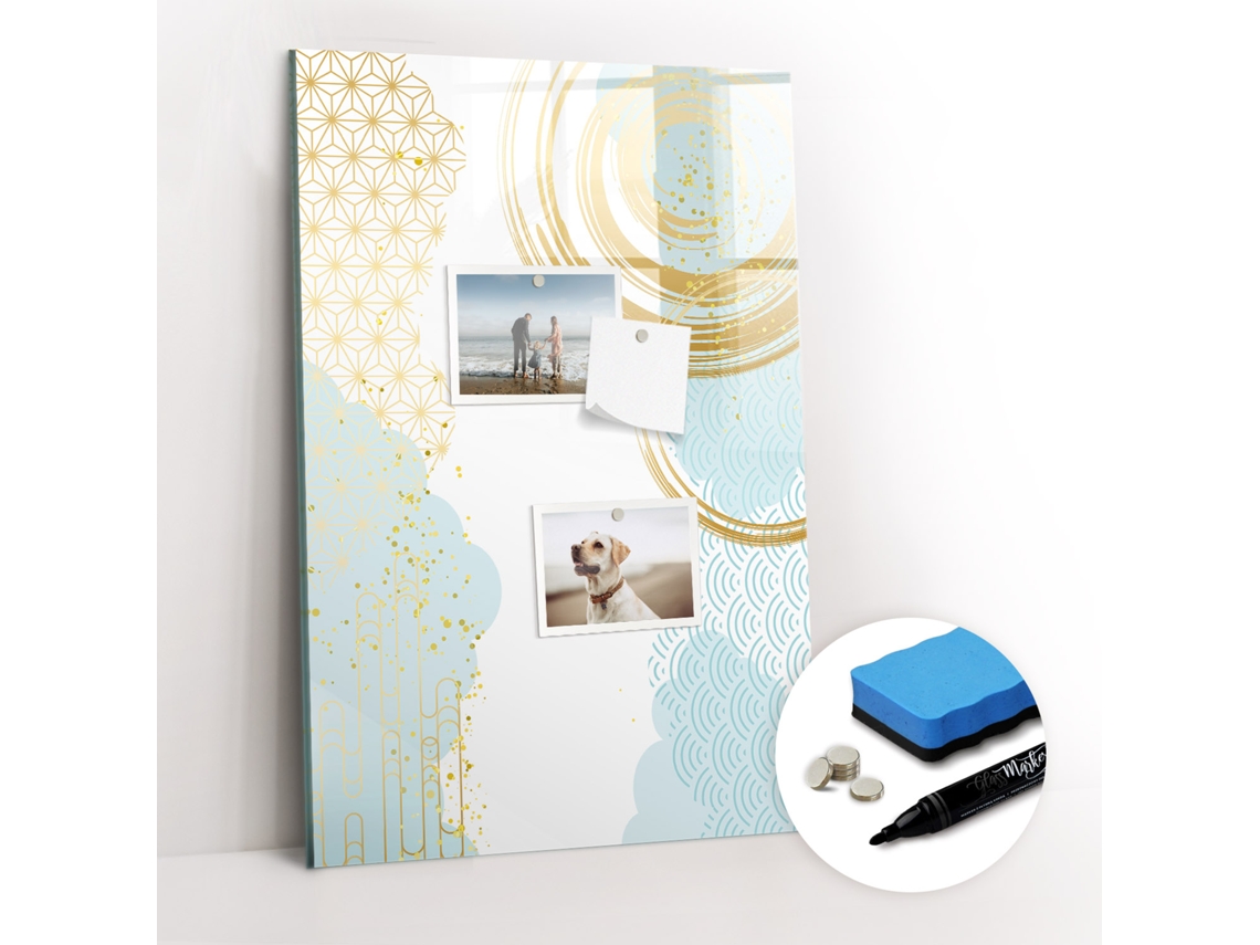 Quadro Magnético De Parede Abstração Decorativa Para O Corredor Espelharte (40x60 Cm)