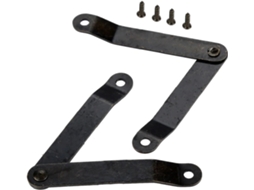 2 Dobradiças De Suporte Tampa Em Bronze Antigo Para Caixas, Móveis, Armários E Portas De Cozinha 65x 10mm