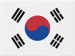 Manta de Flanela Ultramacia Phayah com Estampa da Bandeira Coreia do Sul Ideal para Sofá Cama Sala Estar Escri