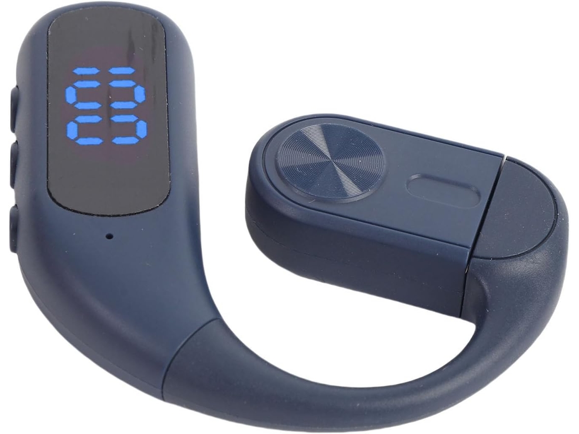 Fone De Ouvido Com Gancho Auricular, Design Giratório 180°, 30 Horas