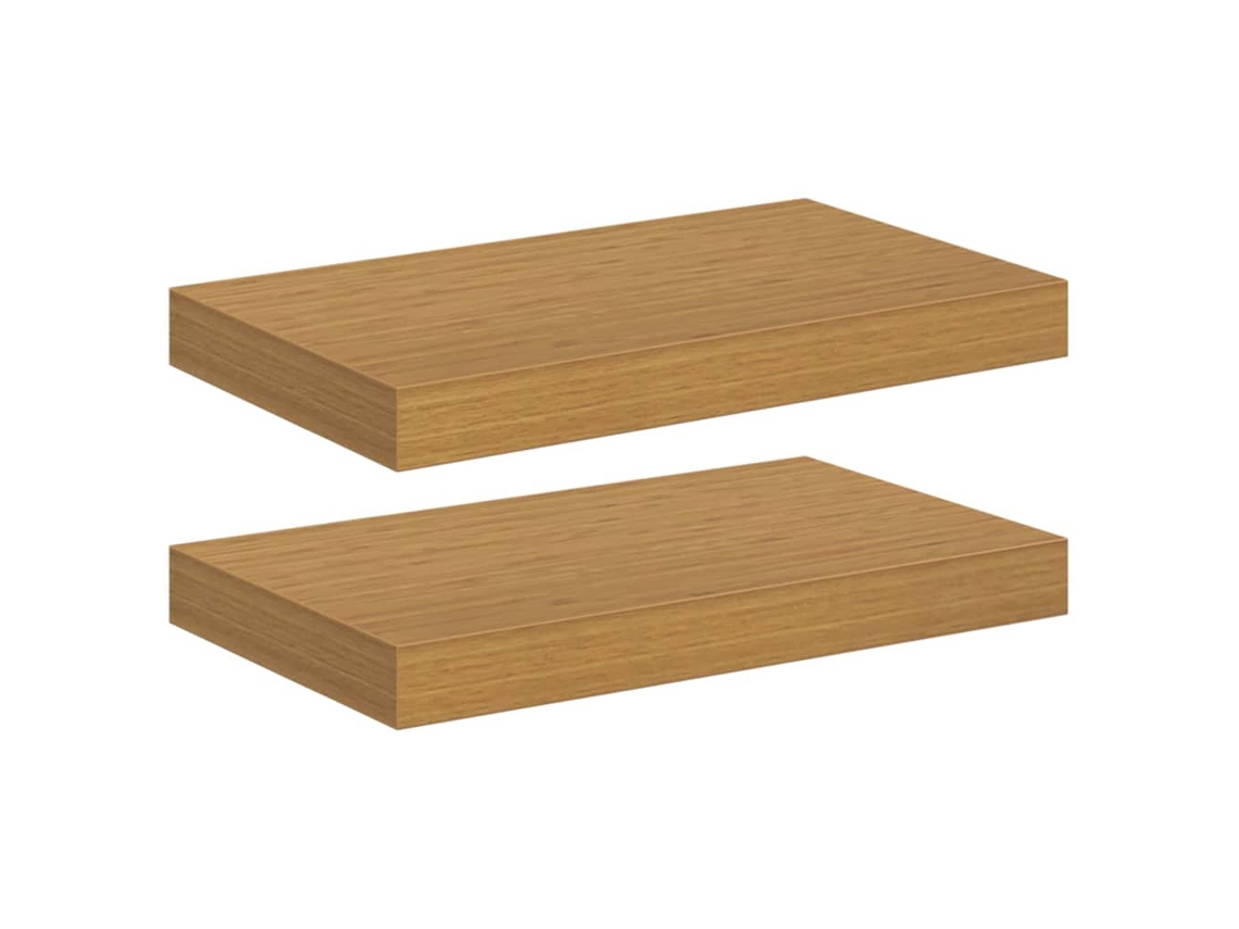 Prateleira de Parede 2 Peças Bege 40 X 23,5 X 4 Cm MAISON EXCLUSIVE