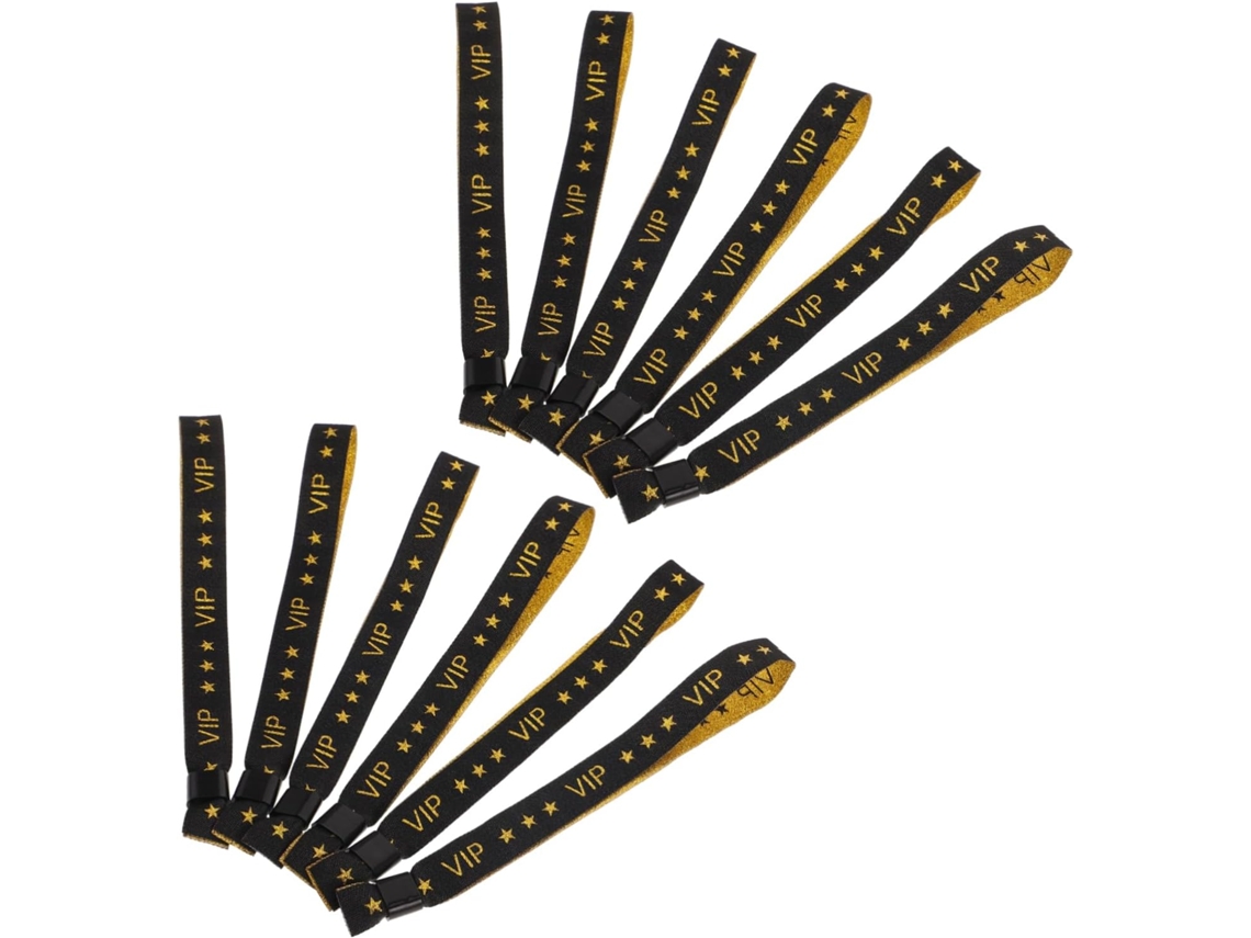 Pulseiras de identificação Sewacc, pacote com 50 unidades, para shows e festivais de música. Pulseiras personalizadas.