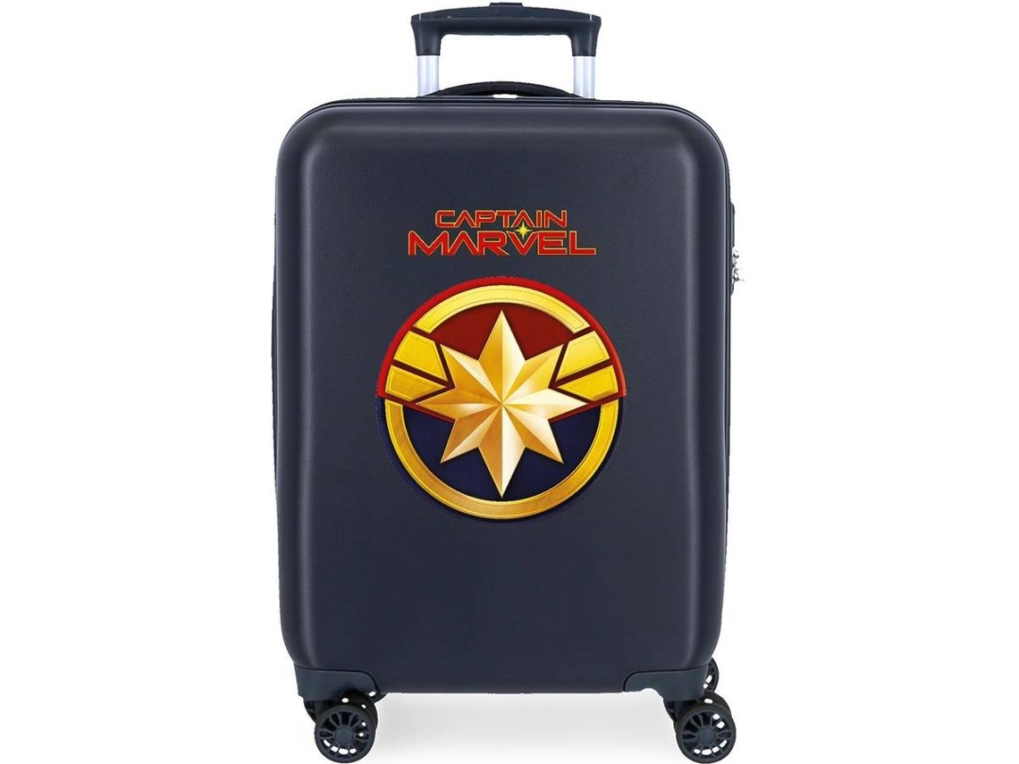 Bagage Cabine Marvel Avengers - 38 X 55 X 20 Cm, 34 Litres - Bleu, Roues Multidirectionnelles, Serrure à Code